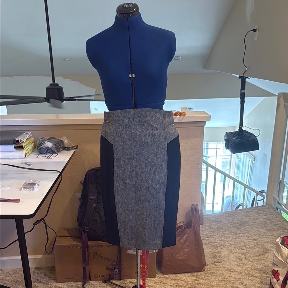 Express Black and Gray Pencil Skirt size 2